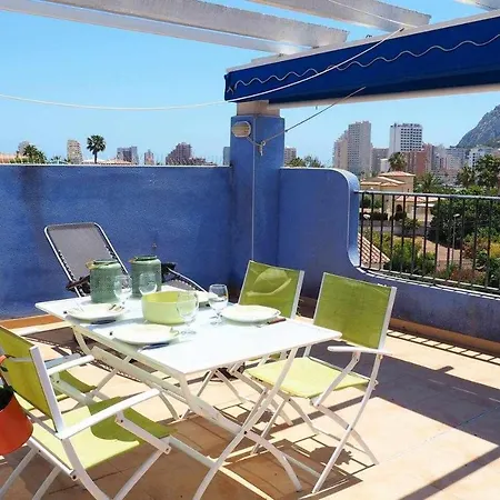 Apartamento Cerca De La Playa Vistas Al Mar Grandes Terrazas Piscina Pk * Calpe